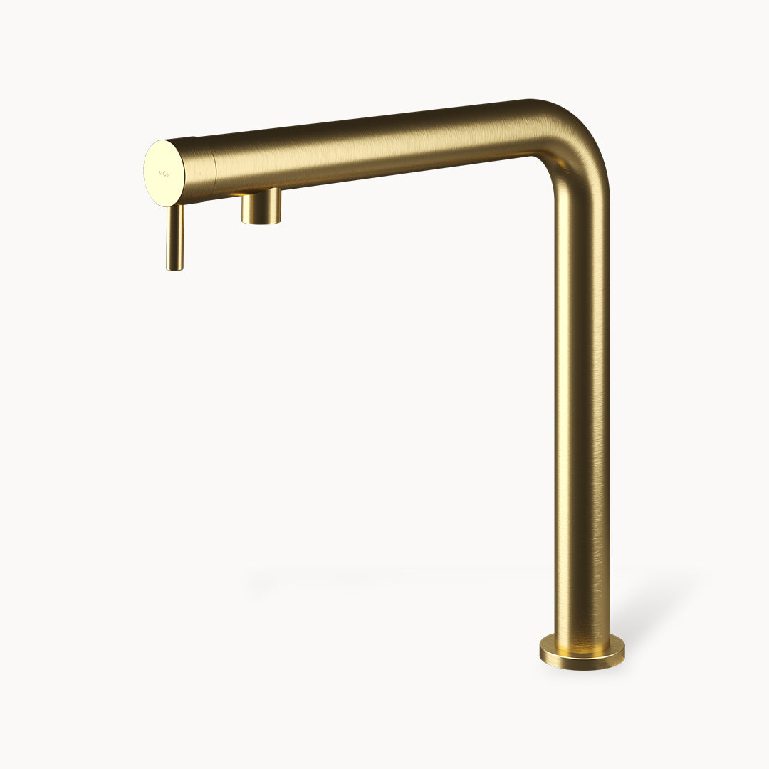 Nemo RH Stainless Steel Entertainment Faucet in Stainless Steel Matte Gilded PVD