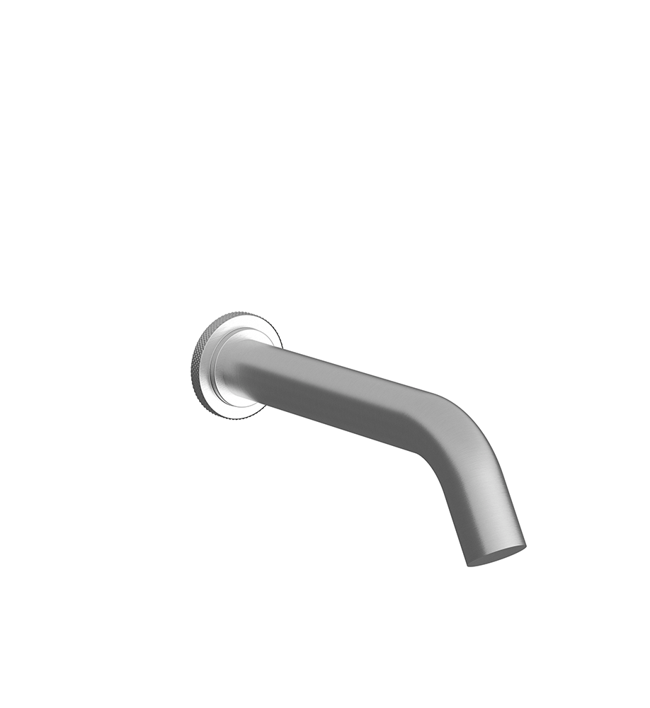 Techno Chic Tub wall spout - Knurling