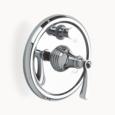 Berea Pressure Balance Shower Trim with Diverter and Metal Lever Handle