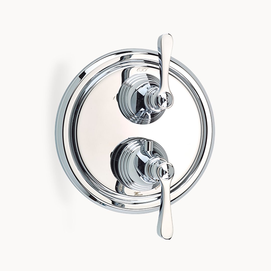 Berea Thermostatic Shower Trim with Volume Control and Diverter – 2 Non-shared Functions