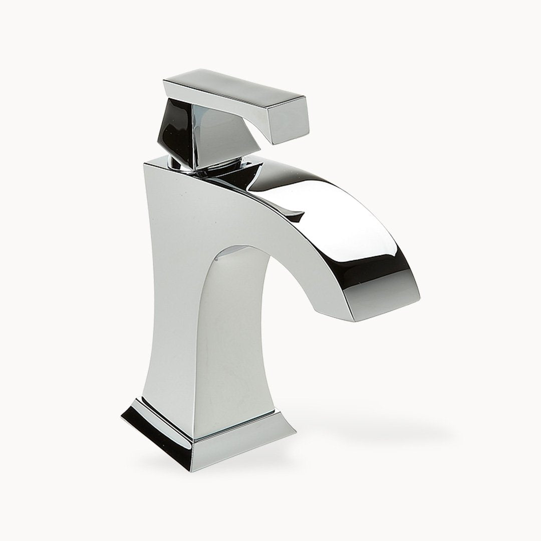 Leyden Single Hole Bathroom Faucet with Metal Lever Handle