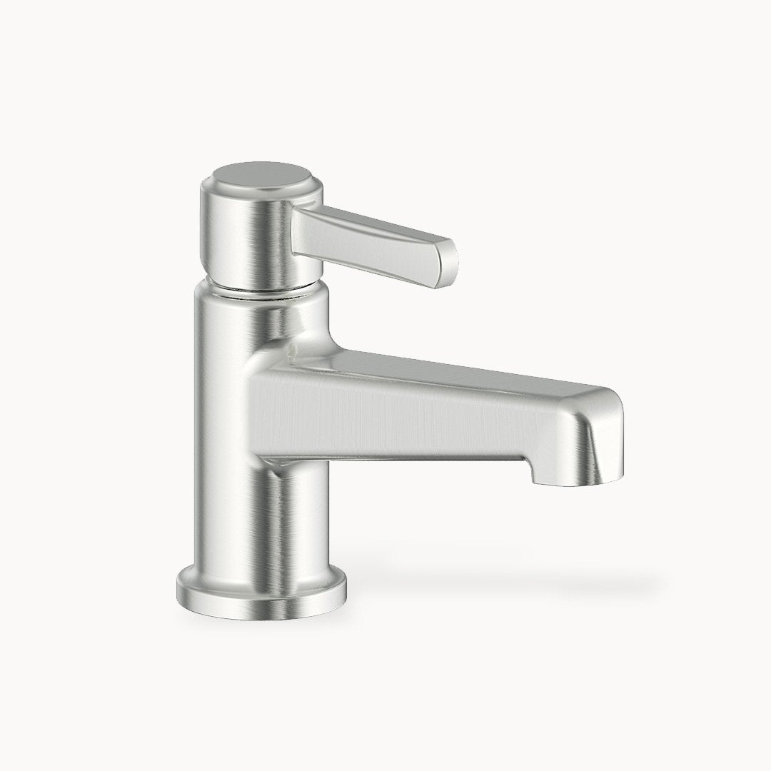 Darby Single Hole Bathroom Faucet with Metal Lever Handle