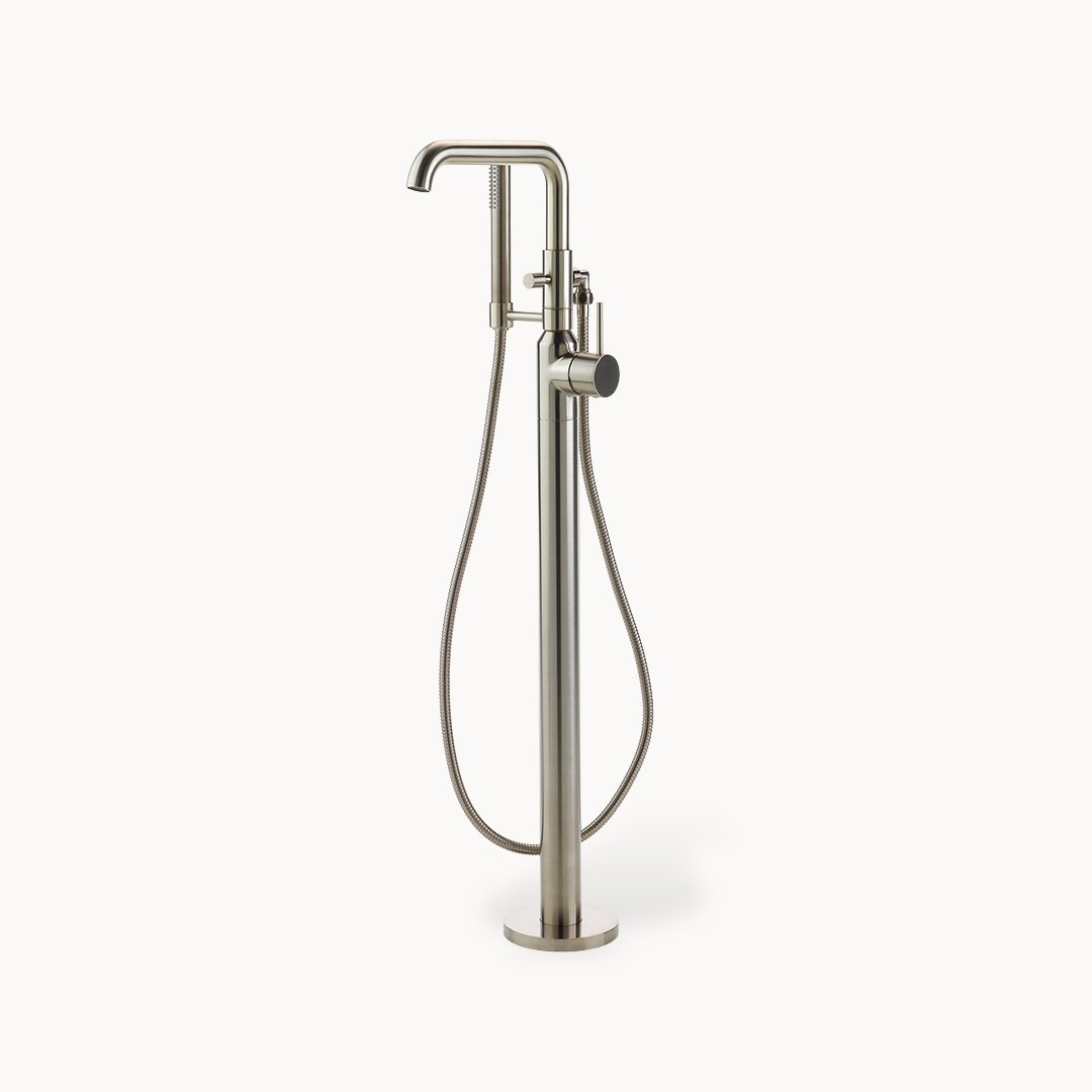 Taos Floor Mount Tub Filler with Hand Shower