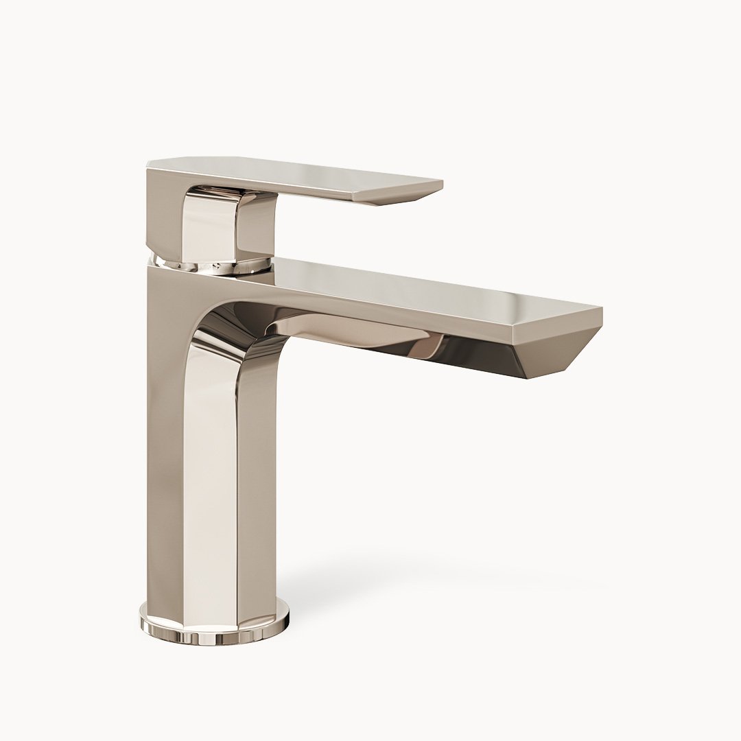 Heir Single Hole Bathroom Faucet with Metal Lever Handle