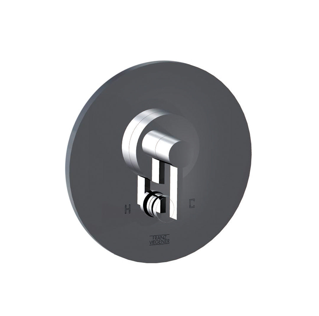Lollipop Pressure balance valve with diverter - trim only