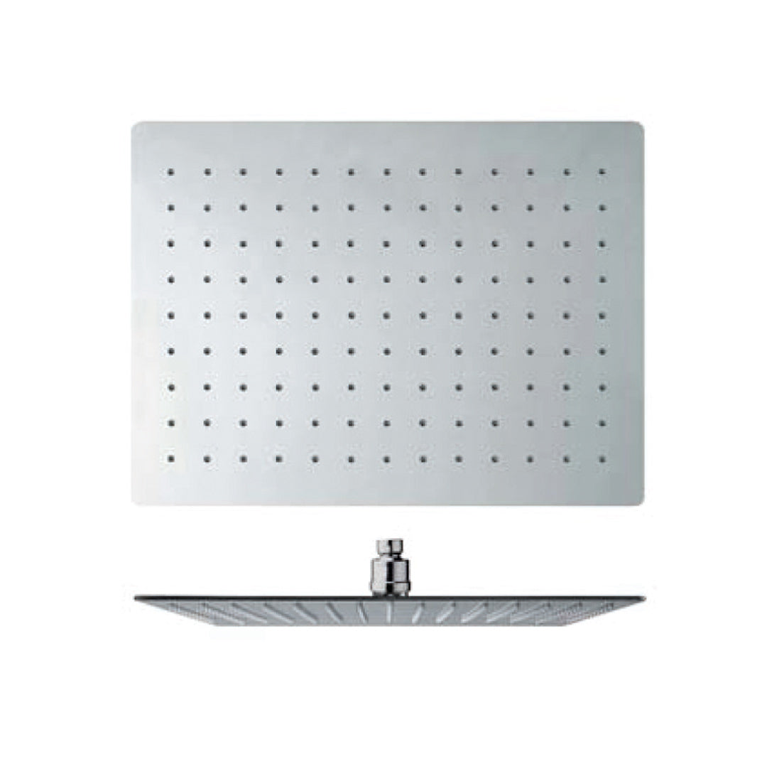 16" x 12" Rectangle Stainless Steel Rain Shower Head