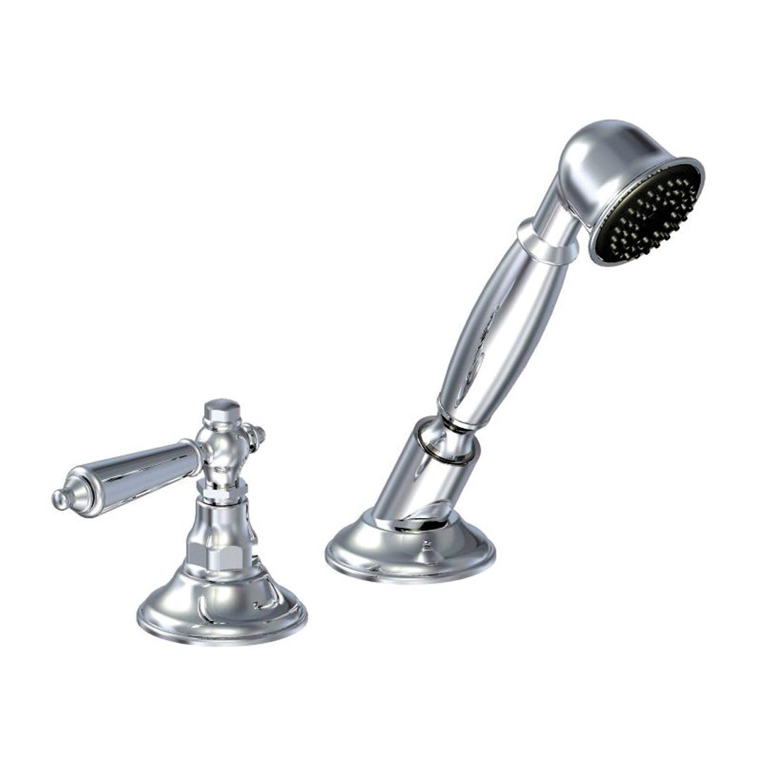 Revere Deck mounted Roman diverter valve and handshower assembly