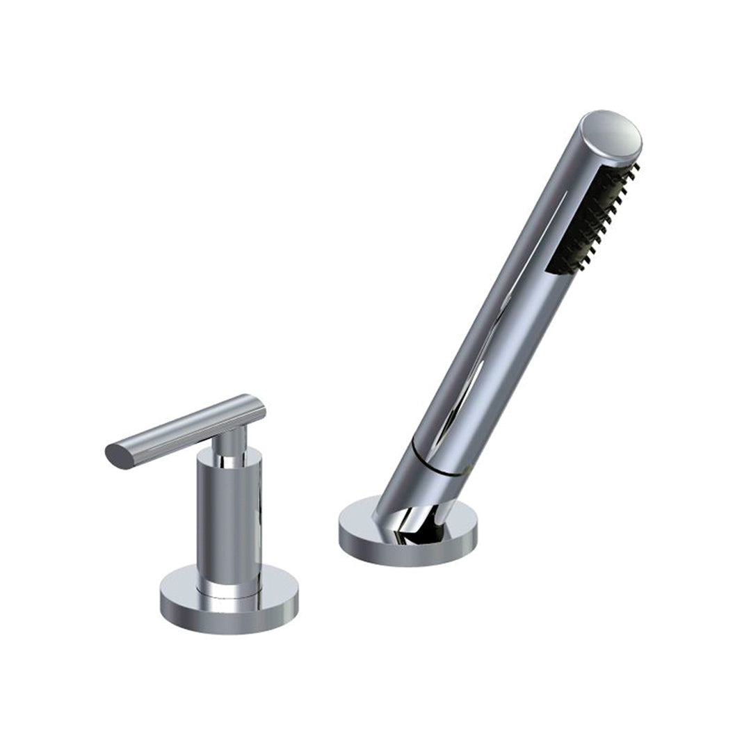 Nerea Deck-mount Roman Diverter and Handshower Set