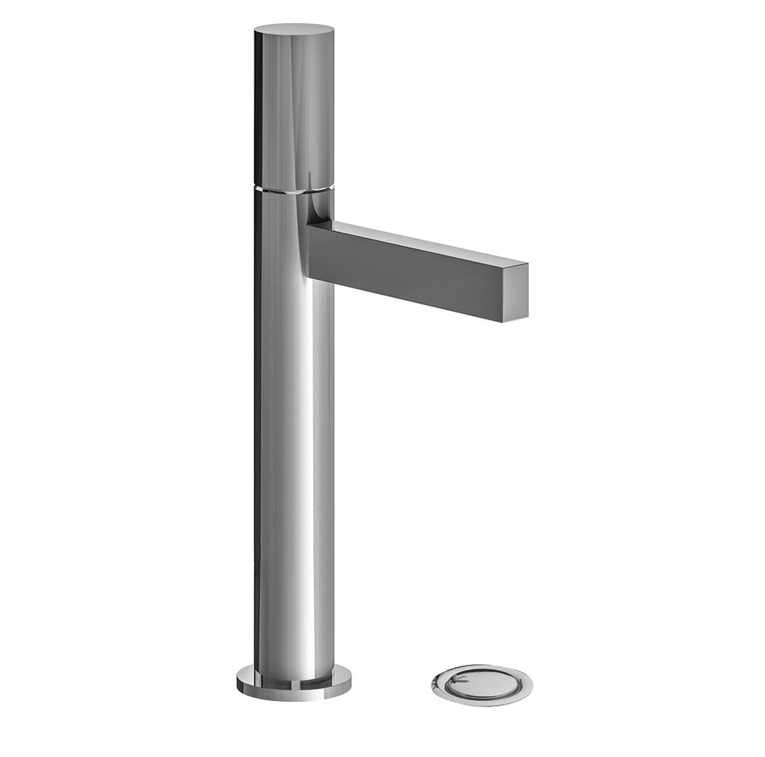 Lollipop Single handle luxury lavatory set with pop-up drain assembly - Plain