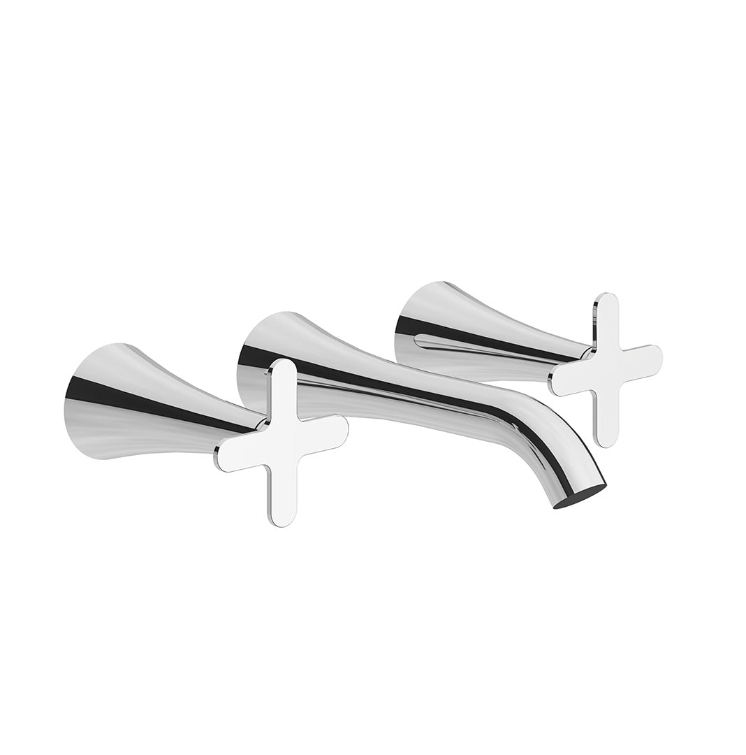 Konic Wall-mounted lavatory faucet - trim only