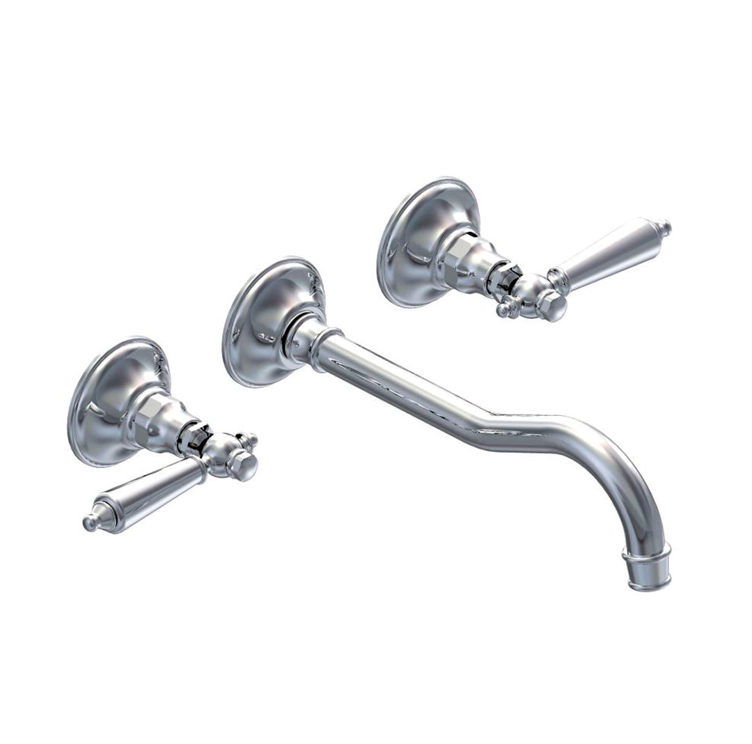 Revere Wall-mounted lavatory faucet, less drain assembly - trim only