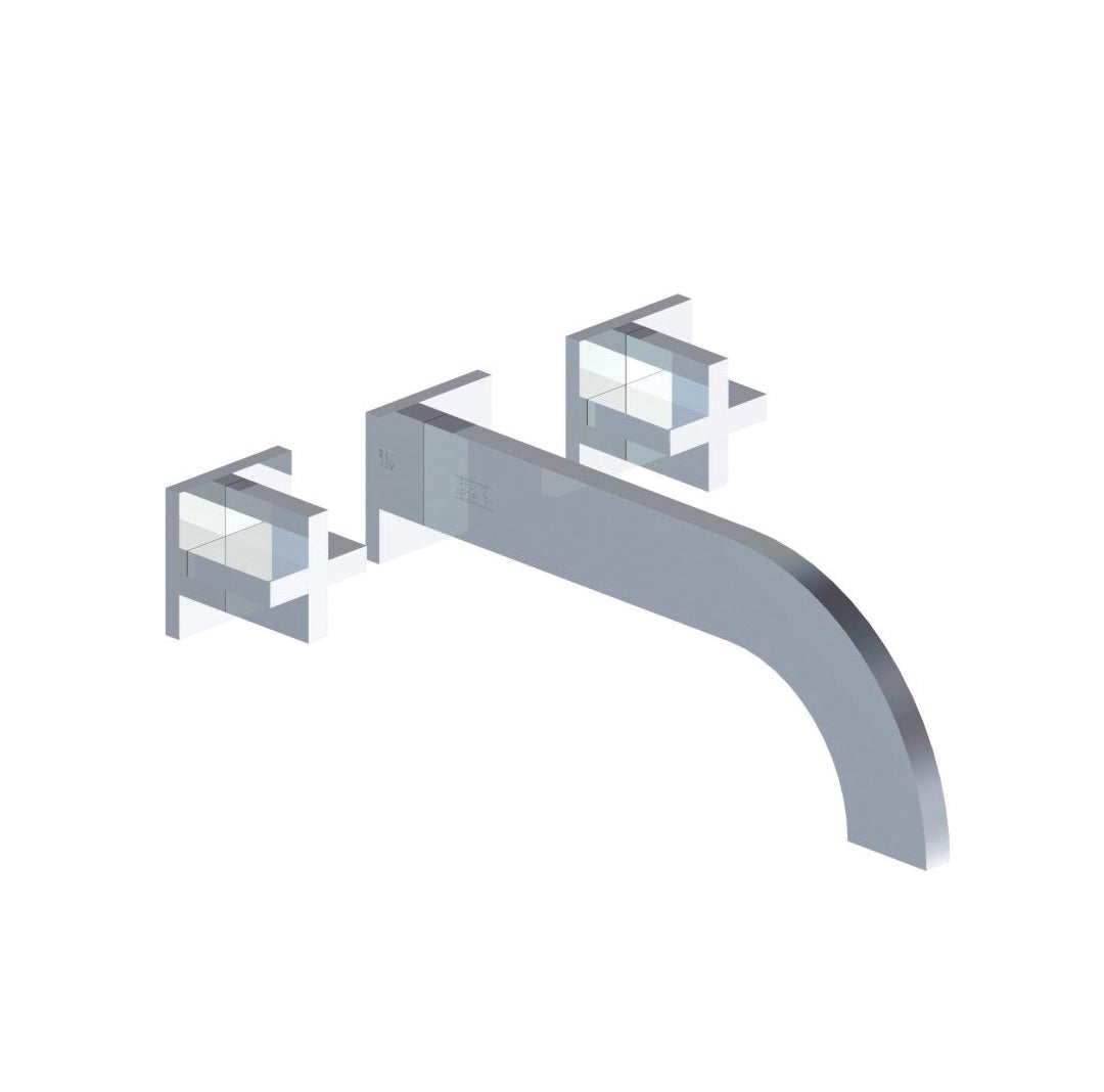 Edge Wall-mounted lavatory faucet - trim only