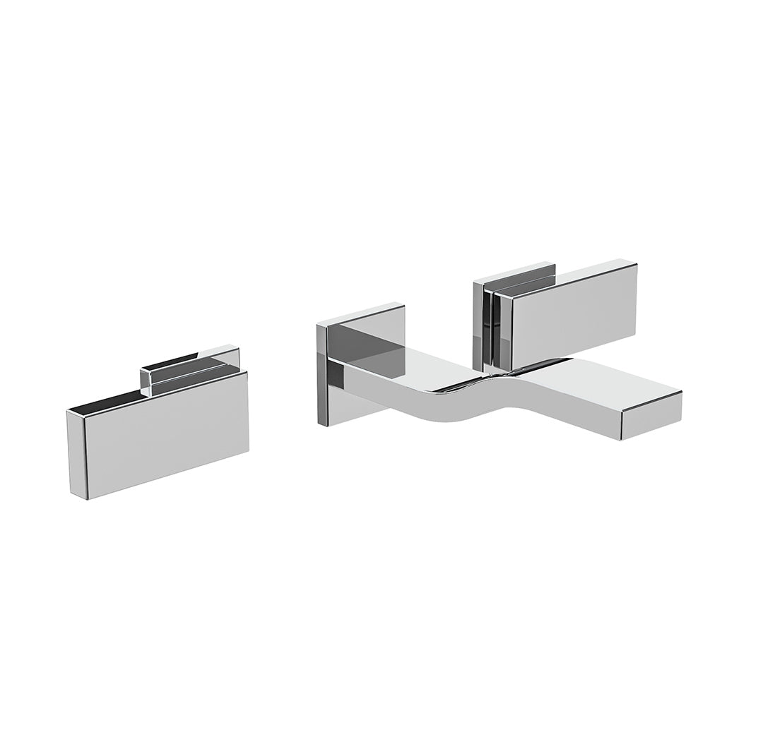 Skyline Wall-mounted lavatory faucet, less drain assembly, trim only