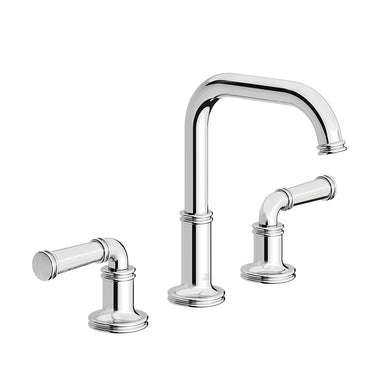 Classic Widespread lavatory faucet with pop-up drain assembly