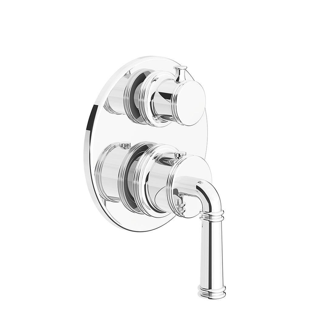Classic Thermostatic Two-Way Shower Trim – 2 Non-shared Functions