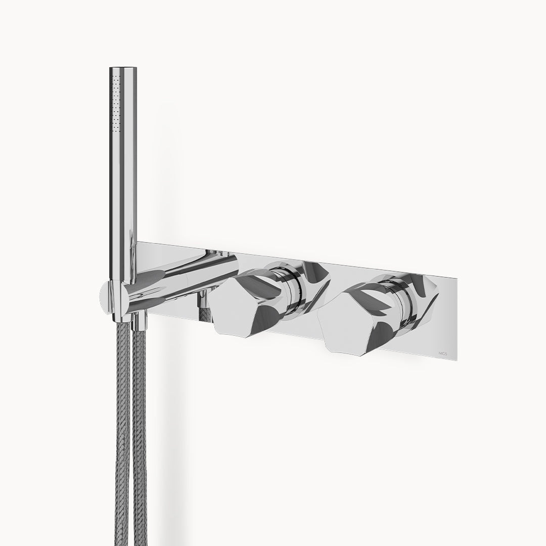 PENTA PE455 Stainless Steel Thermostatic Set with 2 way Volume Control