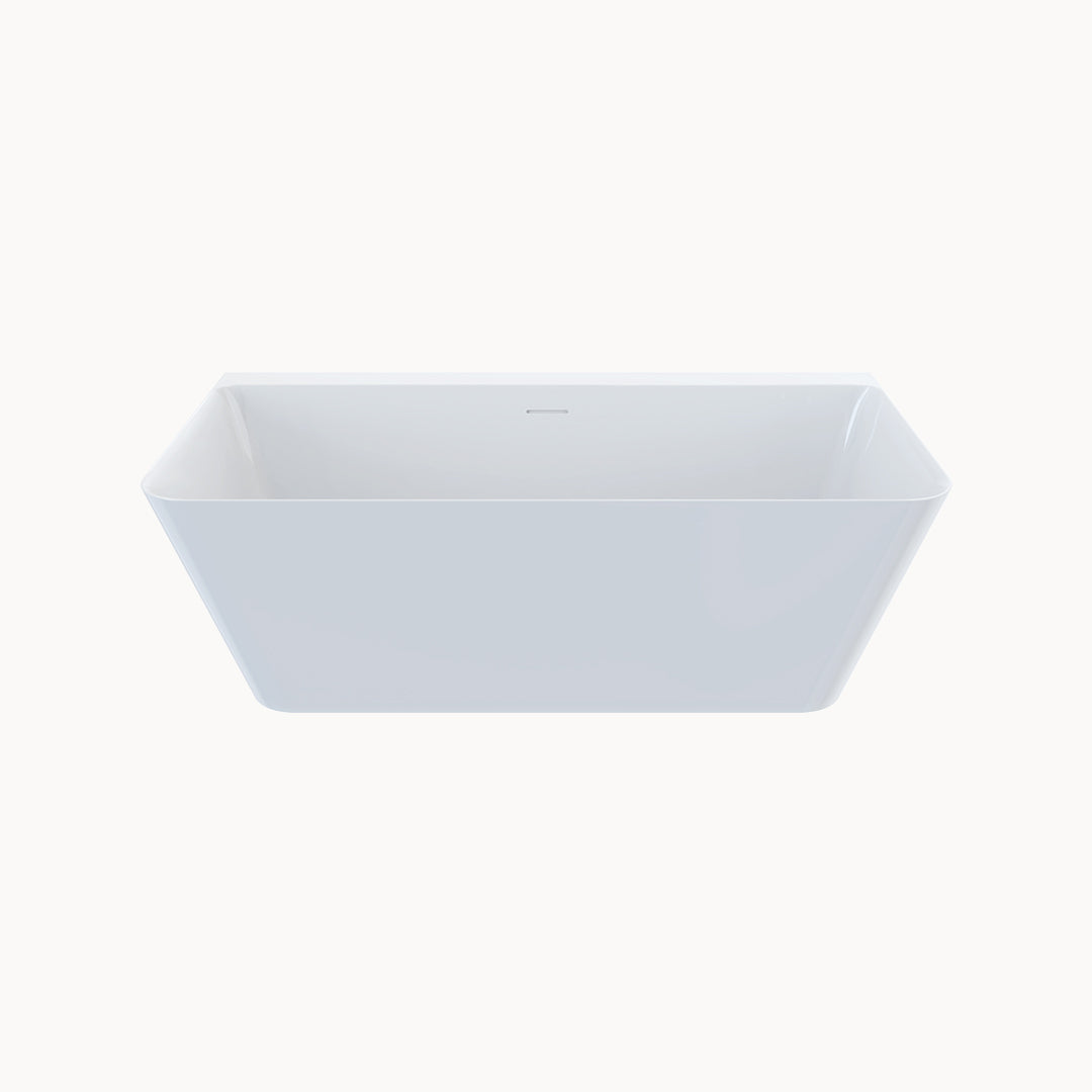 Taos 62" Back-to-Wall Bathtub with Integral Overflow