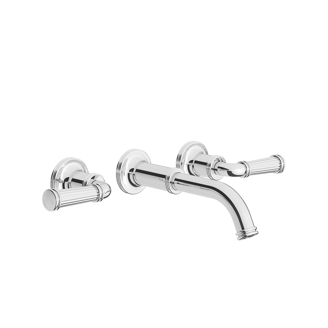 Classic H Wall-mounted lavatory faucet - trim only
