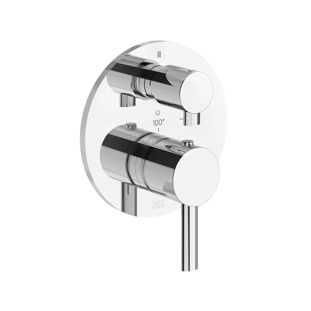 Nerea Plus Thermostatic Shower Trim with Three-way Diverter – 3 Functions