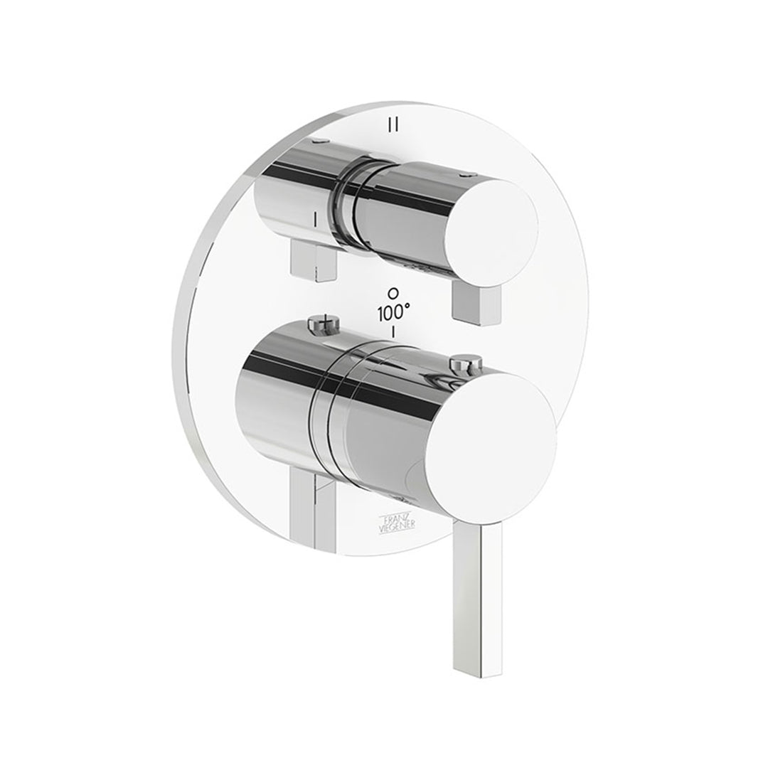Lollipop Thermostatic Shower Trim with Three-Way Diverter – 3 Functions