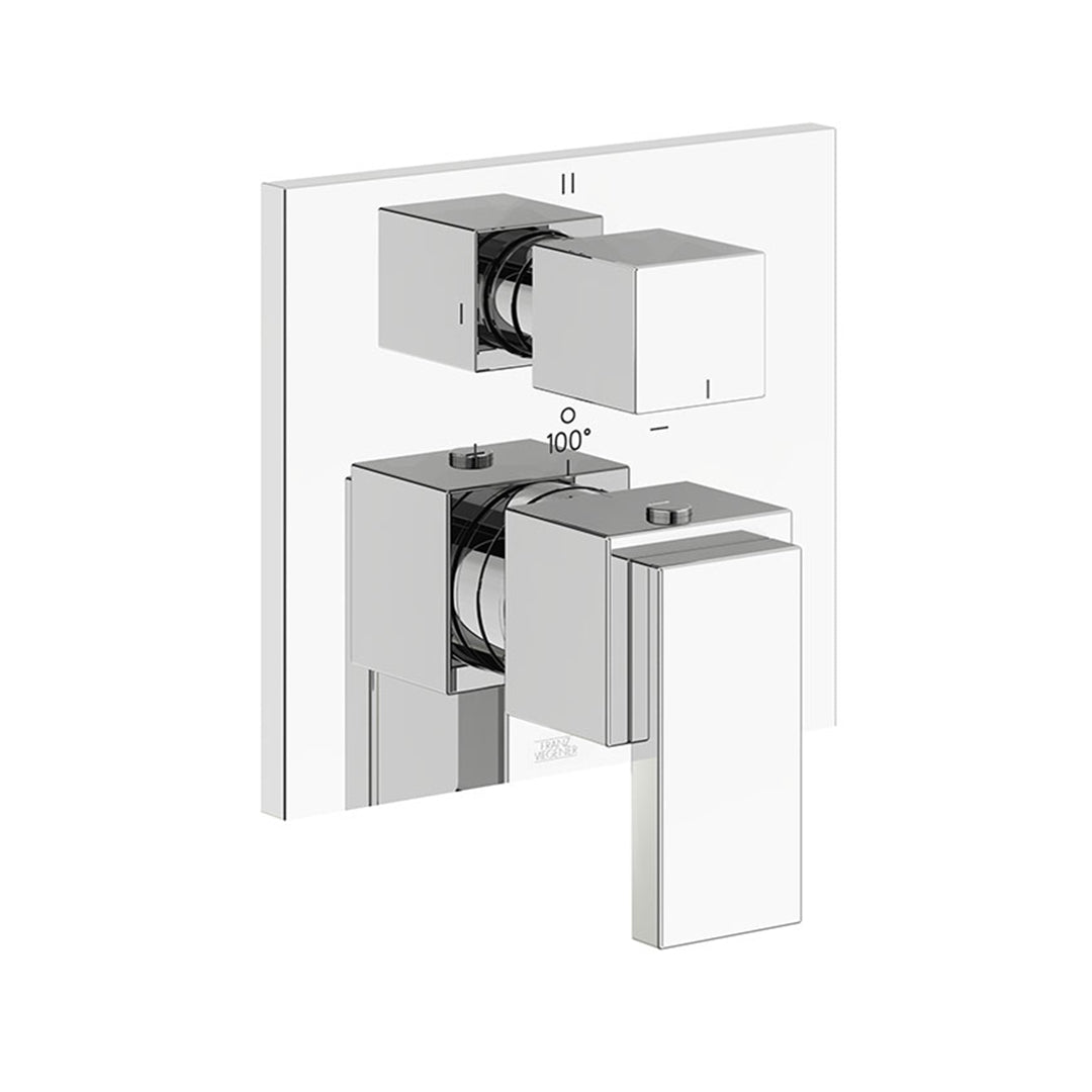 Skyline Thermostatic Shower Trim with Three-Way Diverter – 3 Functions