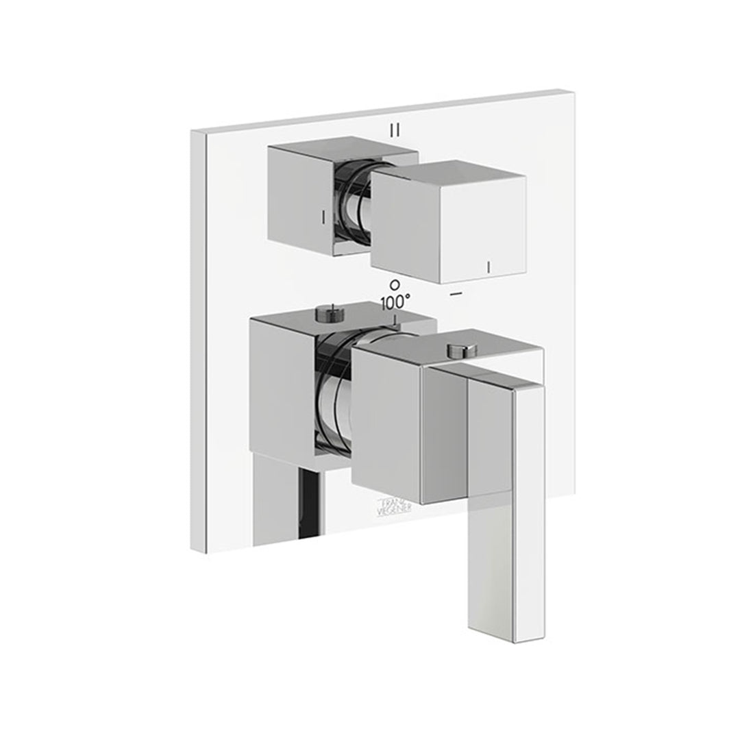 Shoreline Thermostatic Shower Trim with Three-way Diverter – 3 Functions