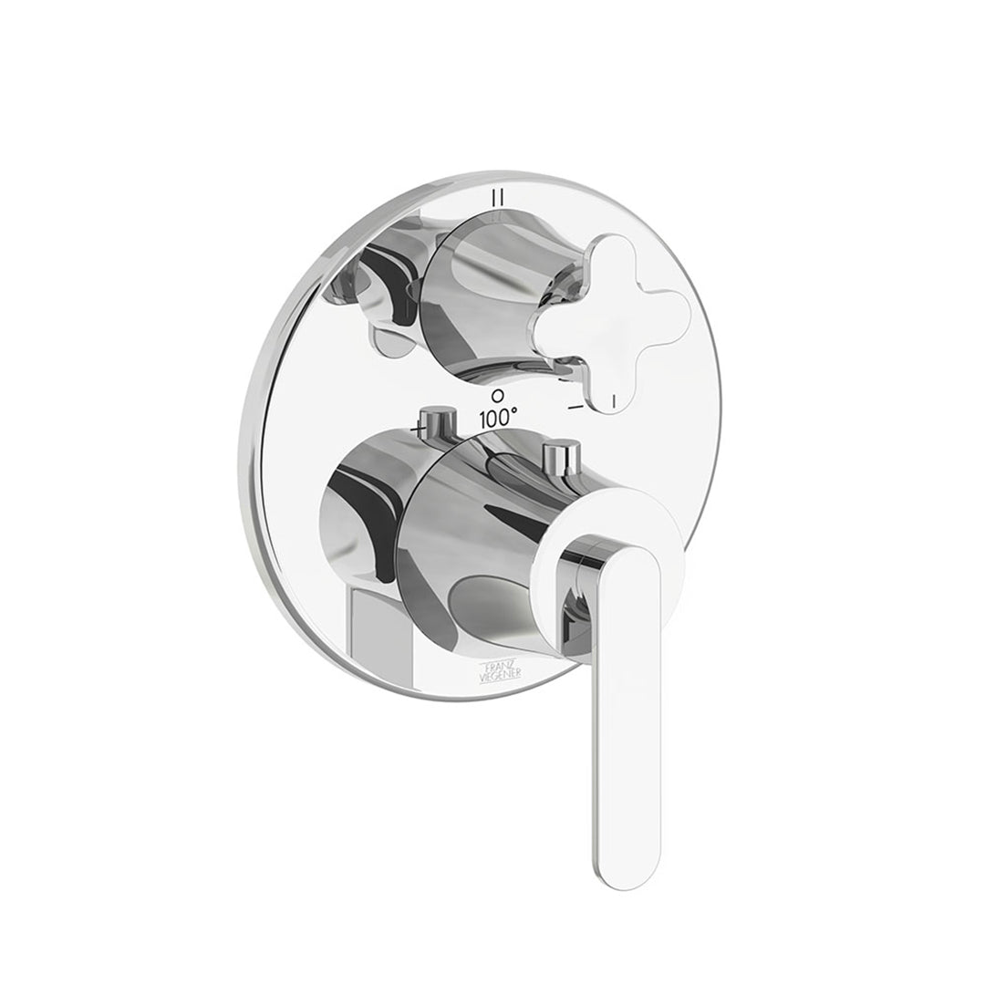 Konic Thermostatic Shower Trim with Three-Way Diverter – 3 Functions