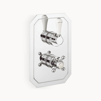Belgravia 1000 Thermostatic Shower Trim with White or Metal Lever Handle