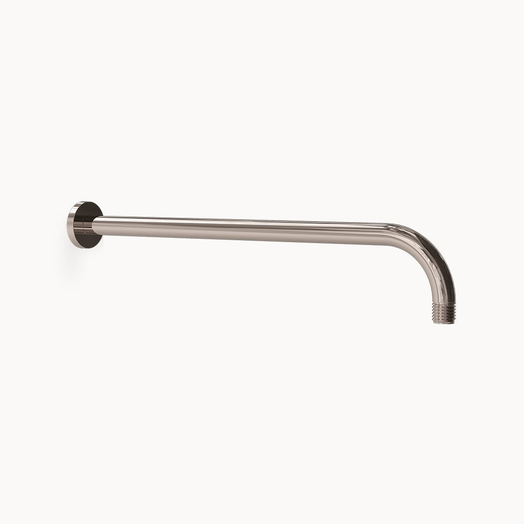 Modern 18" Wall Mount Shower Arm and Flange