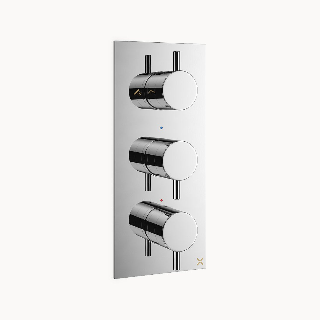MPRO 2000 Thermostatic Shower Trim with Metal Lever Handles