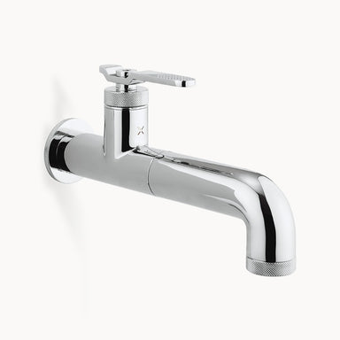 UNION Single hole Wall Mount Bathroom Faucet with Metal Lever Handle
