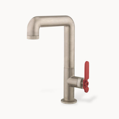 UNION Vessel Faucet with Red Lever