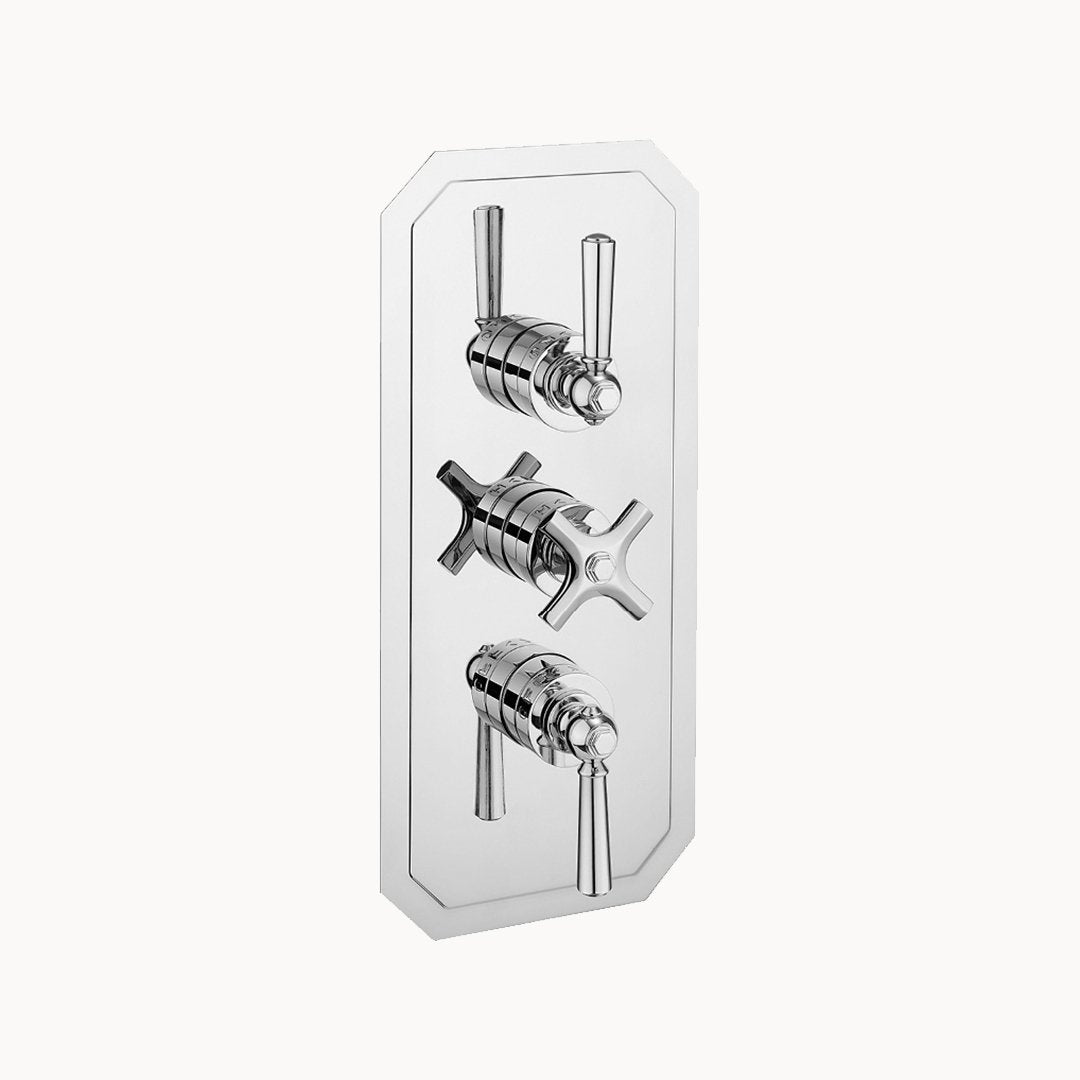Waldorf 3000 Thermostatic Shower Trim with Metal Lever Handles